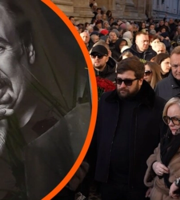 Прощання зі Степаном Гігою у Львові. Народного артиста поховали на Личаківському кладовищі
