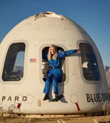 Blue Origin вперше відправили в космос людину на колісному кріслі