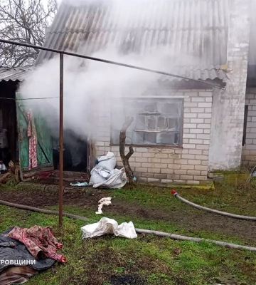 Пожар в Днепровском районе унес жизнь человека