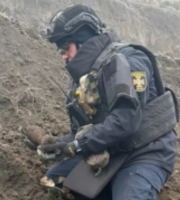 На Кіровоградщині сапери ДСНС знищили мінометну міну часів Другої світової війни