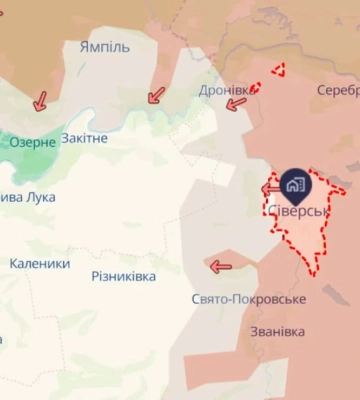Росіяни намагаються форсувати Сіверський Донець задля подальшого просування на Донеччині (Відео)