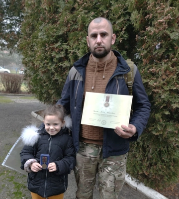 Волинянина нагородили відзнакою Президента «За оборону України»