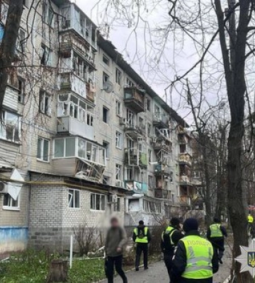 Удар РФ по Києву: постраждали 4 людини, зокрема дитина, пошкоджено будинок