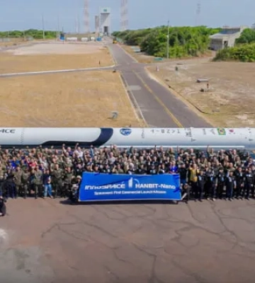 Перша комерційна космічна ракета Південної Кореї впала невдовзі після зльоту