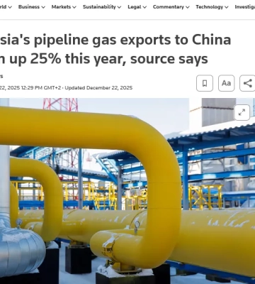 Газові доходи рф обвалилися до рівня часів пандемії – Reuters