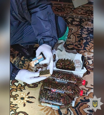 На Полтавщині поліцейські вилучили боєприпас та набої у зухвалого домашнього насильника