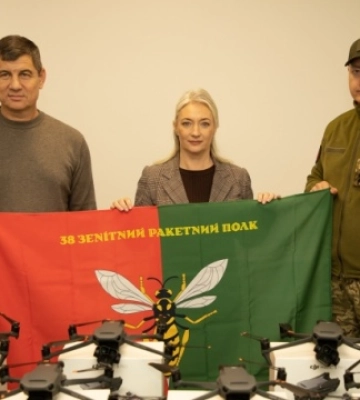 Вінниччина передала бійцям зенітного ракетного полку безпілотники на понад ₴1,44 мільйона