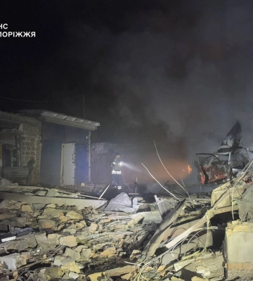 Запоріжжя та Чернігів зазнали ударів дронів у ніч на 24 грудня (фото, відео)