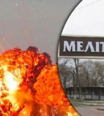 В оккупированном Мелитополе после громкого гула прогремели взрывы