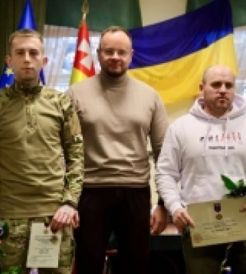 Двоє бійців ЗСУ отримали високі нагороди в Луцьку