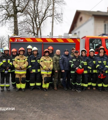 На Рівненщині відкрили чергову добровільну пожежну команду