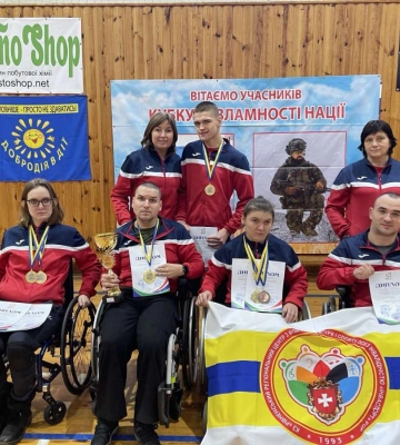 Команда Рівненщини здобула срібло на Кубку Незламності Нації з бочча