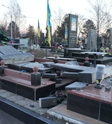 Окупанти у Святвечір вдарили по Алеї Героїв та цвинтарю у Черкасах (ВІДЕО)