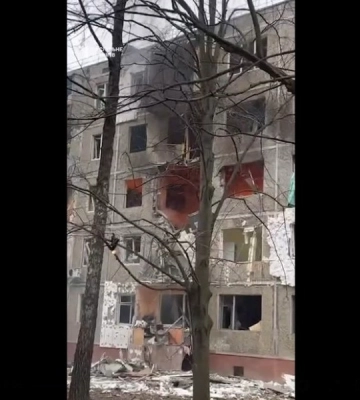 У Чернігові «шахед» влучив у багатоповерхівку
