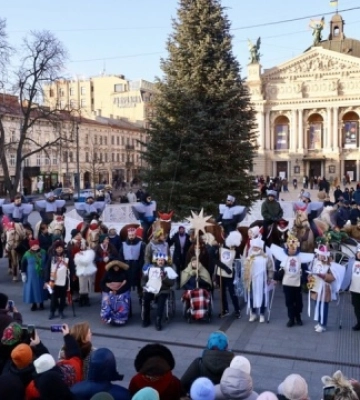У Львові відбувся вертеп за участю ветеранів і акторів театру "Незламних"