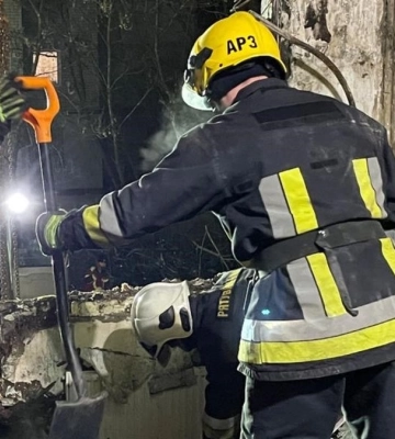 Аварийно-поисковые работы на месте попадания БпЛА в Чернигове завершены - ГСЧС