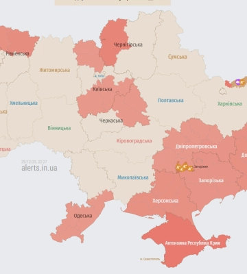 Волинь на Різдво атакують ворожі безпілотники: куди вони летять