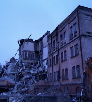 Один из корпусов Львовской политехники снесли
