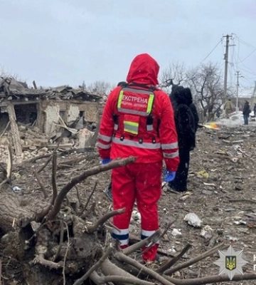 ОВА показала последствия ракетного удара по Умани