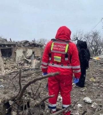 Ракетний удар по Умані -  оприлюднені кадри руйнувань
