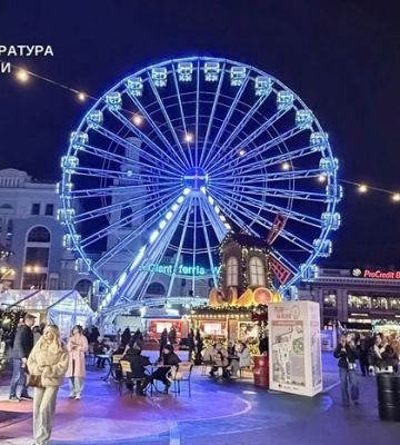 Посадовців КМДА підозрюють у тому, що роками не реагували на незаконність розміщення Колеса огляду на Подолі - прокуратура