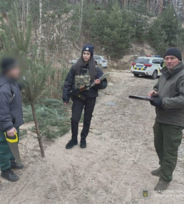У Харкові чоловік міг незаконно зрубати близько 60 ялинок — поліція