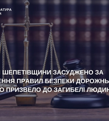 На Хмельниччині вислухав вирок суду водій, який скоїв смертельний наїзд на людину
