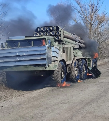ССО знищили позиції зберігання РСЗВ "Ураган" і особовий склад противника на Донеччині – відео (Відео)