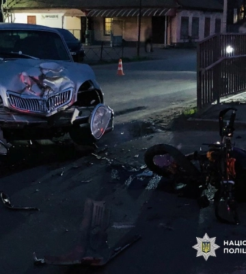 У Білгороді-Дністровському в ДТП постраждав мотоцикліст