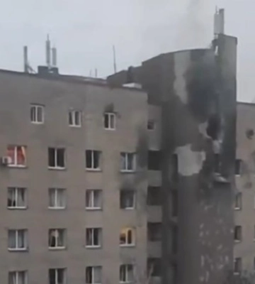 Удар по Киеву: поврежден общежитие НАУ