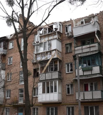 Атака на Киев: один погибший, 30 пострадавших, повреждено более 10 многоэтажек