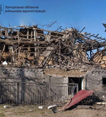 Росіяни за добу 715 разів били по Запорізькій області