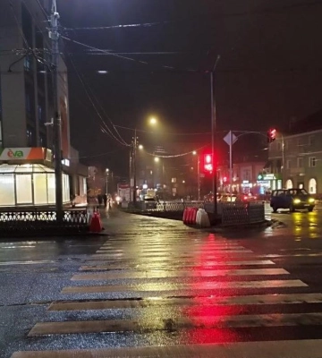 У центрі Рівного з’явився новий наземний пішохідний перехід