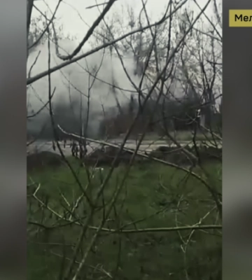 В оккупированном Мелитополе взлетели на воздух четверо оккупантов с "Уралом": ГУР показало видео