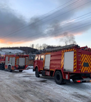 На Мукачівщині загорілась магістральна газова труба