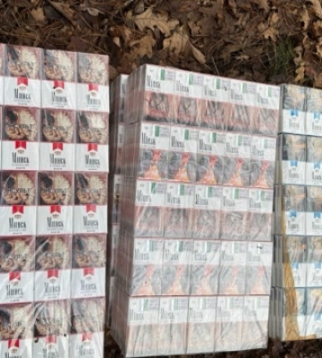 На Волині знайшли повітряну кулю, яка переправляла білоруські сигарети