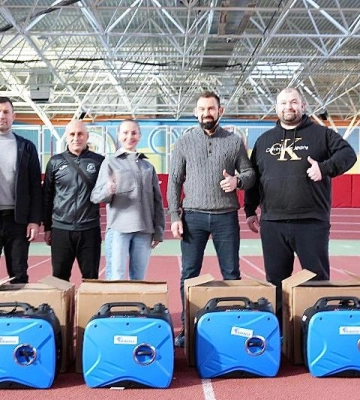 Спортивні клуби на Одещині забезпечили генераторами