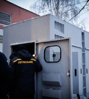 В Вышгороде установили генераторы для обеспечения бесперебойного электроснабжения жилых домов