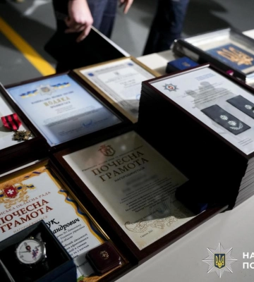 Поліцейських стрілецького батальйону Рівненщини відзначили за бойову службу на Донеччині