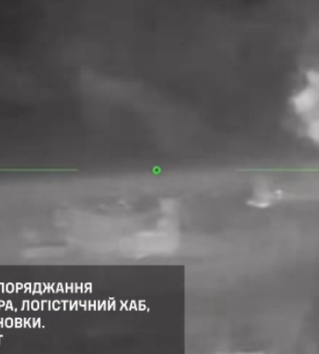 Сили оборони вночі завдали масованого удару по складу “шахедів” на території Донецького аеропорту