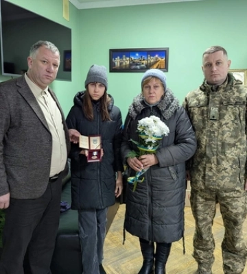 Рідним полеглого Героя з Волині вручили його посмертний орден «За мужність»