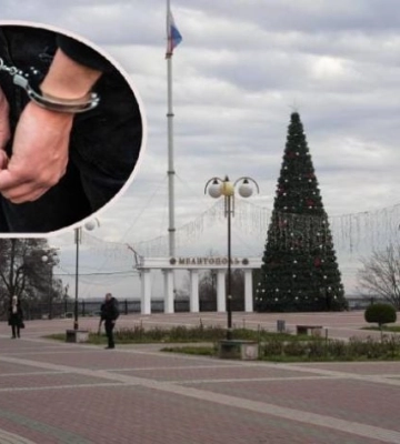 В оккупированном Мелитополе задержали 28-летнего преступника из Дагестана (скрин)