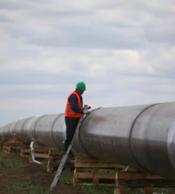 Експорт російського газу до Європи скоротився майже вдвічі