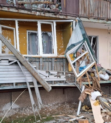 Наслідки обстрілів Донеччини російськими окупантами: пошкоджено будинок, є поранені. ФОТОрепортаж
