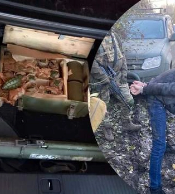 Чоловік намагався продати ящик гранат, вогнемет та гранатомет на Миколаївщині, - Нацполіція. ФОТОрепортаж