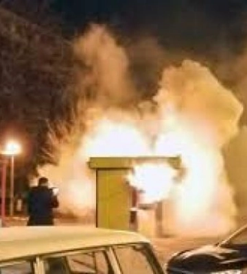 У Запоріжжі вночі горів кіоск