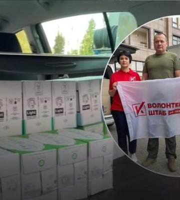 Для пацієнтів бюджетних лікарень &quot;Українська команда&quot; передала майже 22 тонни сиру