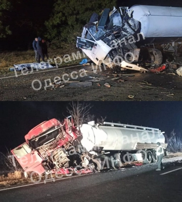 Під Ізмаїлом сталася смертельна аварія за участю газовозів