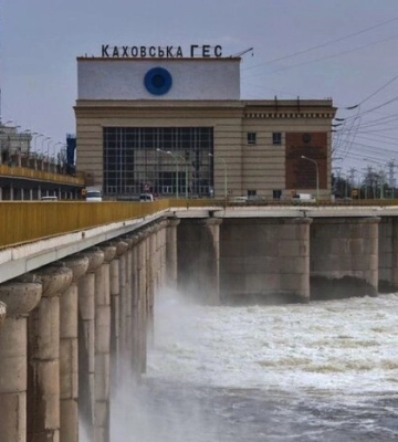 Британська розвідка оцінила пошкодження мосту в районі Каховської ГЕС