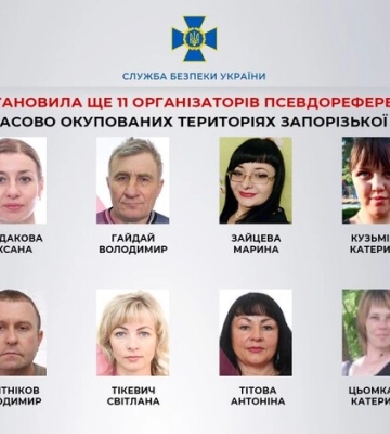 СБУ викрила 11 організаторів псевдореферендуму у Запорізькій області